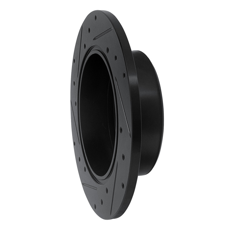 Toyota Avalon Brake Rotor (1) - Rear Right - R1 Concepts - Drilled & Slotted - Black - `00-`04